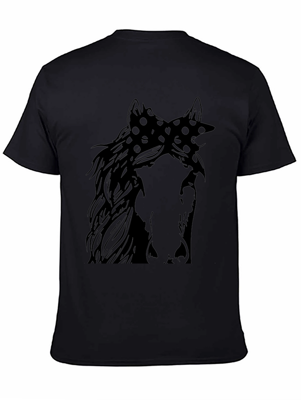 Horse Bandana Graphic Tee - Unisex Black T-Shirt