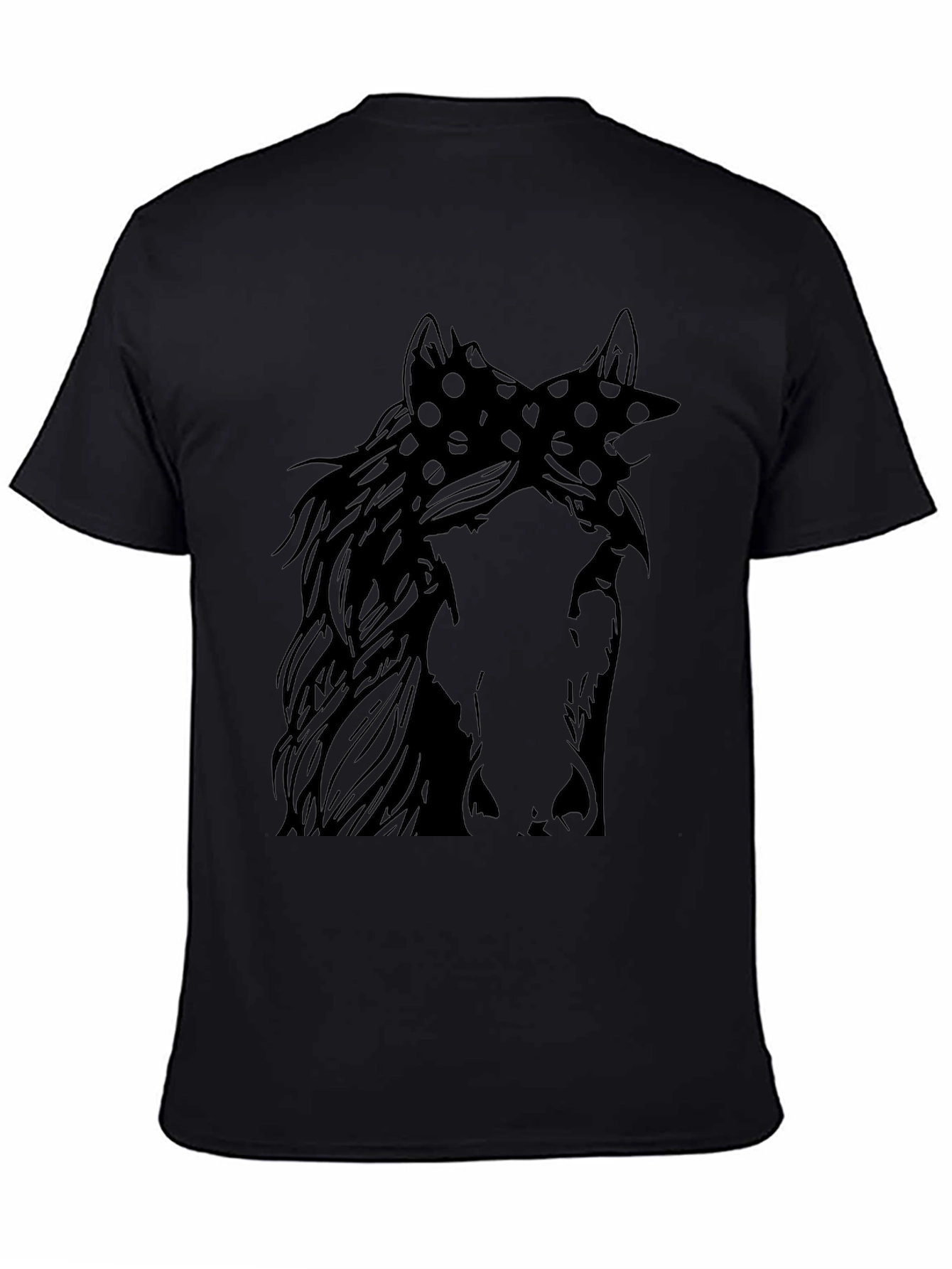 Horse Bandana Graphic Tee - Unisex Black T-Shirt