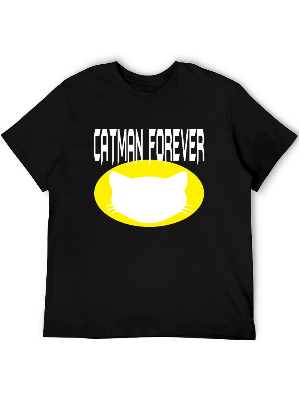 Catman Forever Graphic T-Shirt - Black