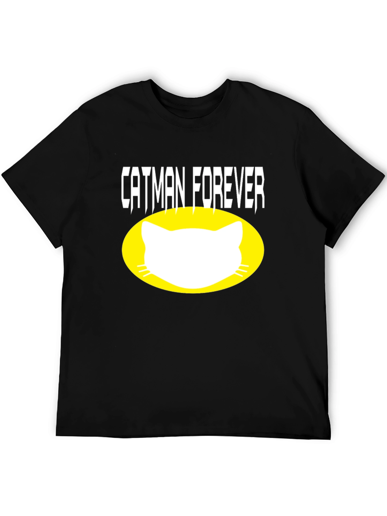 Catman Forever Graphic T-Shirt - Black