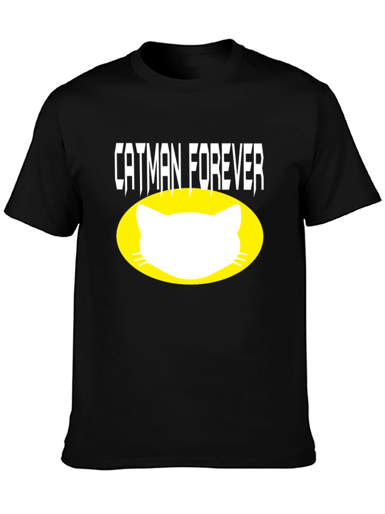 Catman Forever Graphic T-Shirt - Black