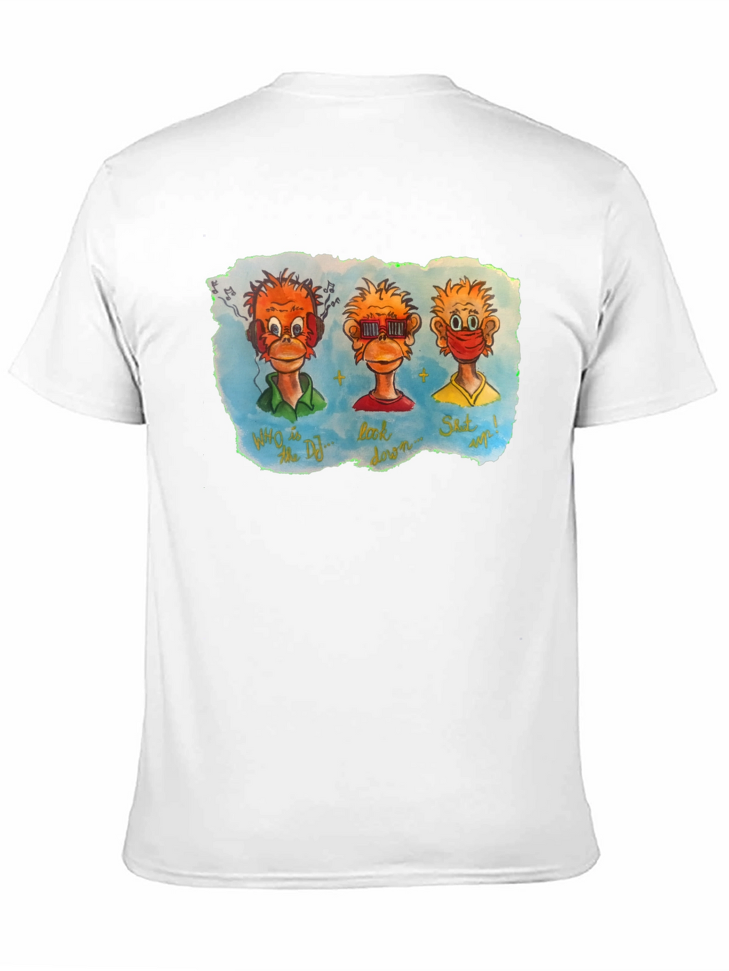 Three Monkeys Graphic T-Shirt