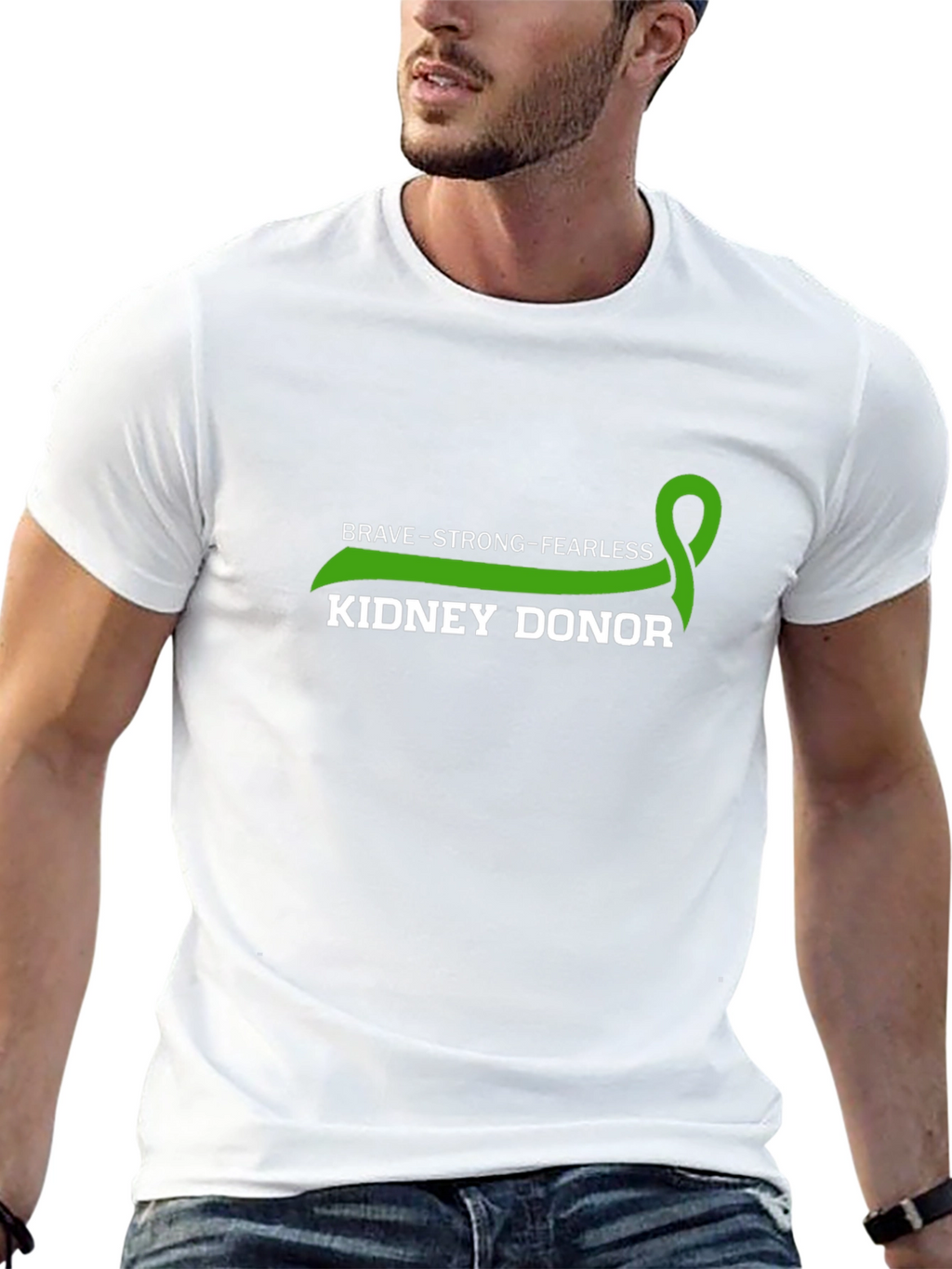 Brave Strong Fearless Kidney Donor T-Shirt