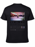 Liminal Aesthetic Graphic T-Shirt - Unsettling Calming Eerie