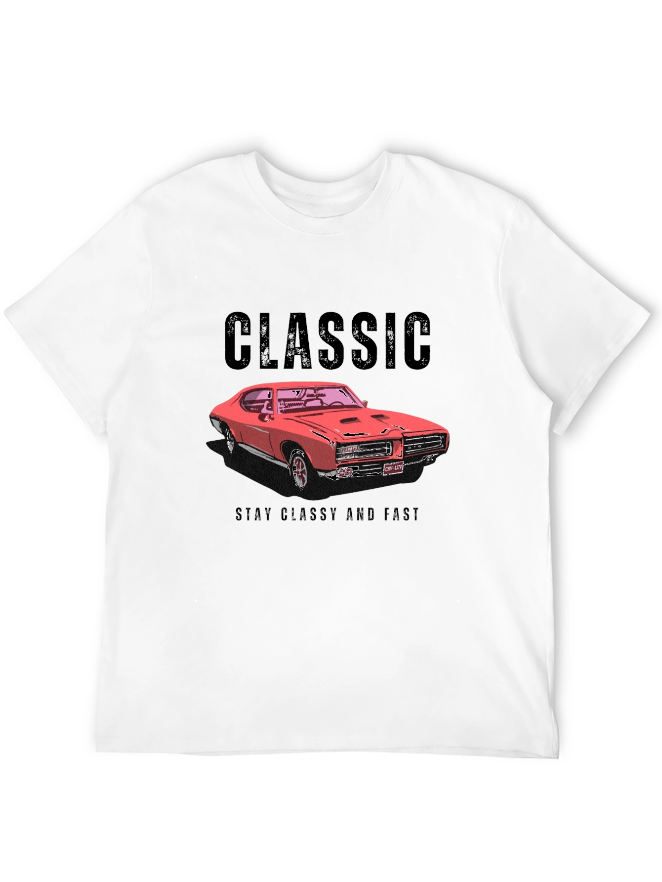 Classic Car T-Shirt - Stay Classy and Fast