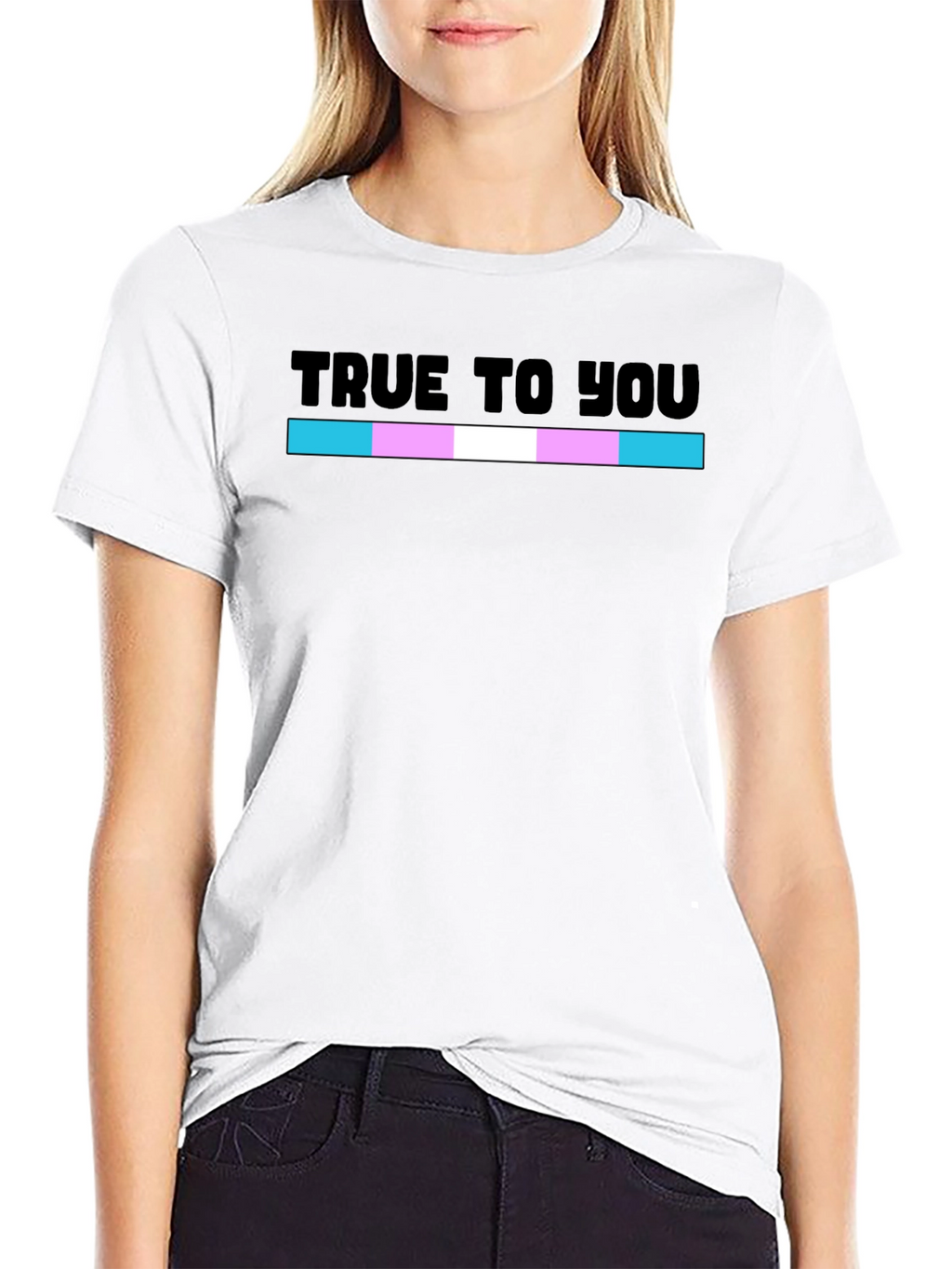 True To You Transgender Pride Flag T-Shirt