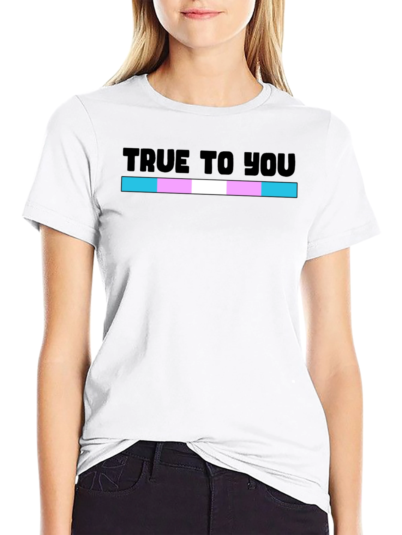 True To You Transgender Pride Flag T-Shirt