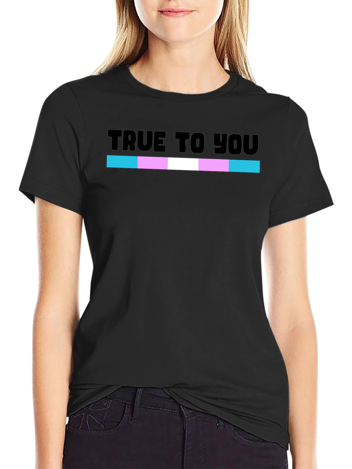 True To You Transgender Pride Flag T-Shirt