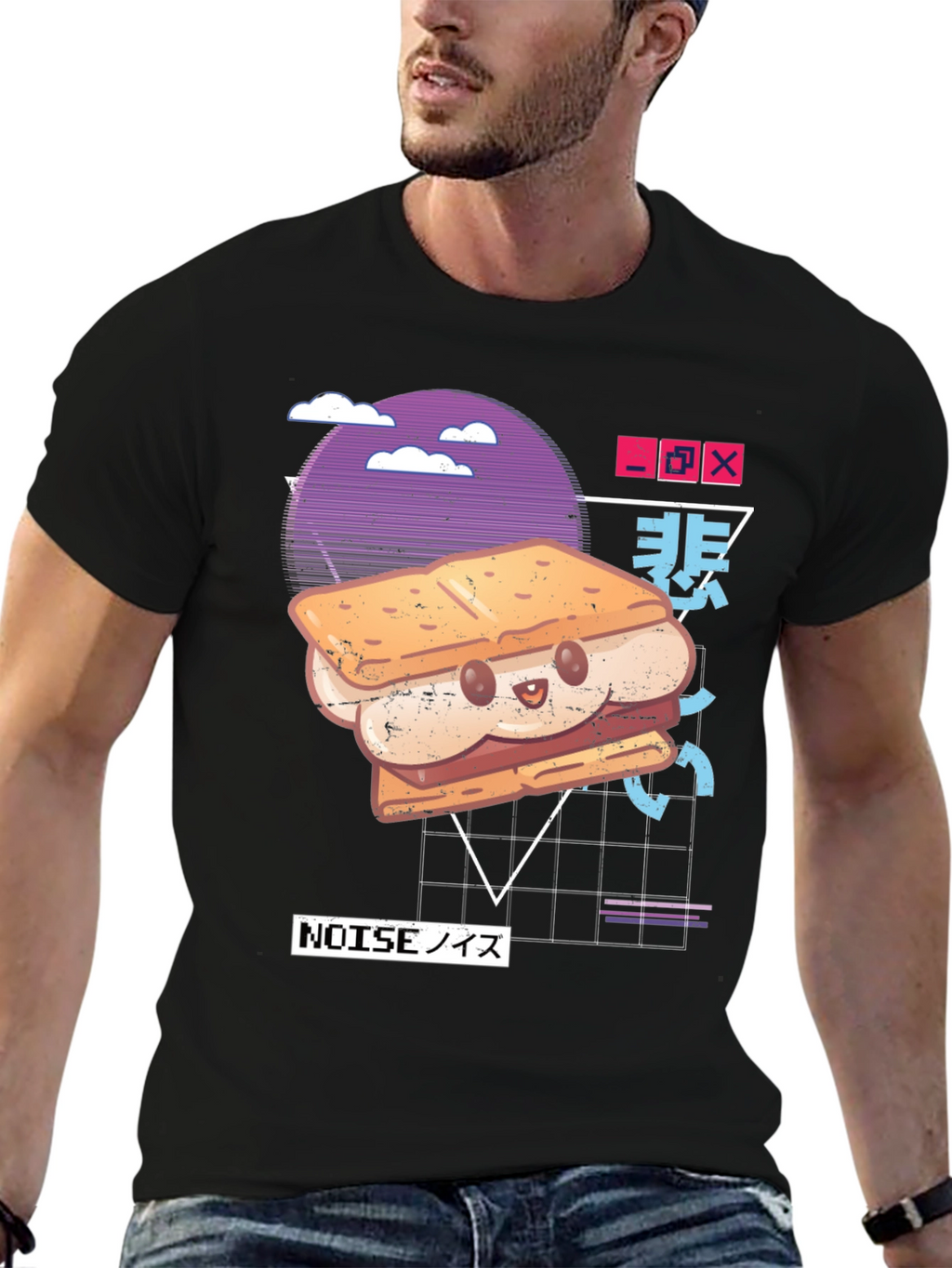 Smores Kawaii Graphic Tee - Anime Style