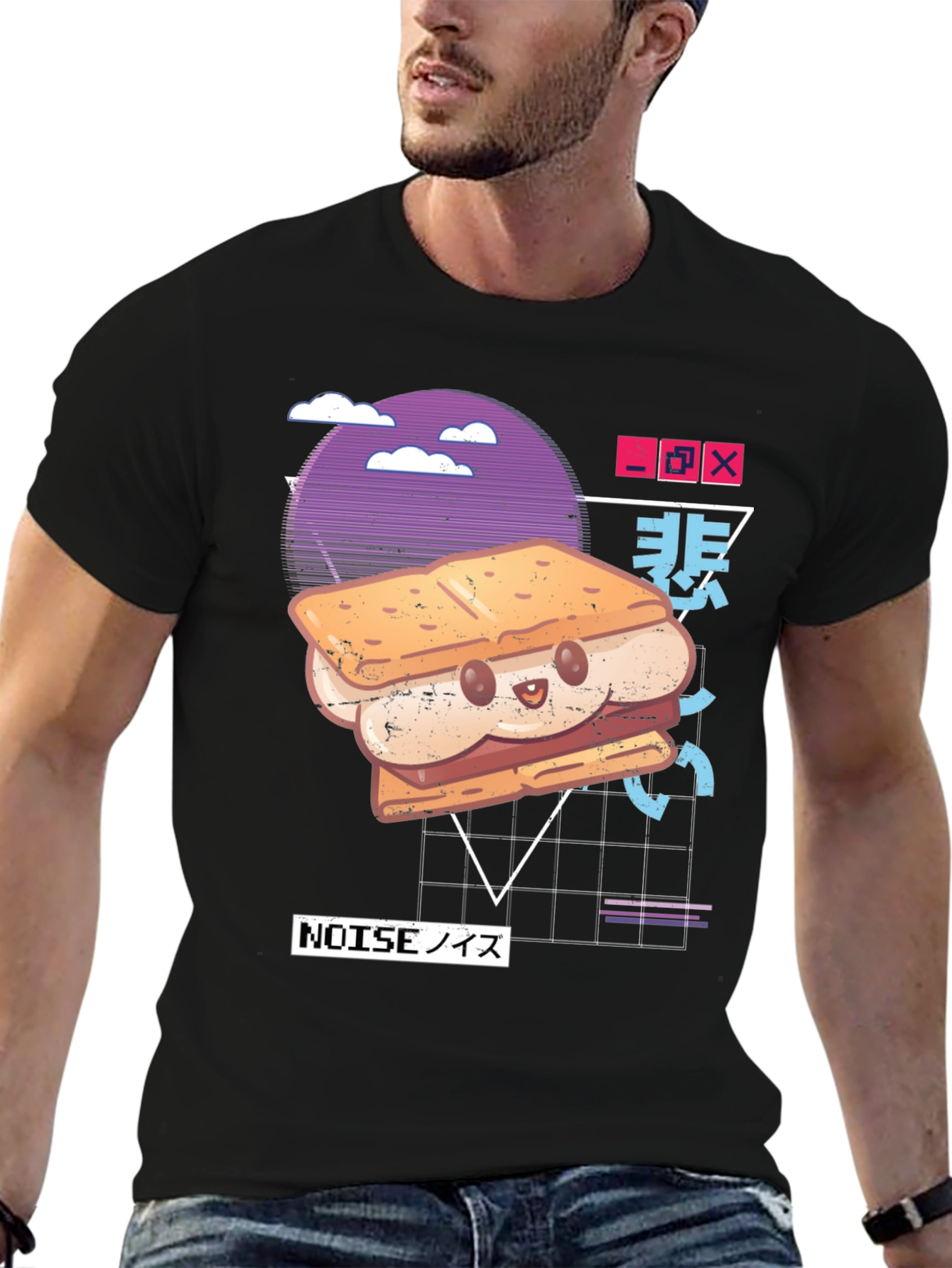 Smores Kawaii Graphic Tee - Anime Style
