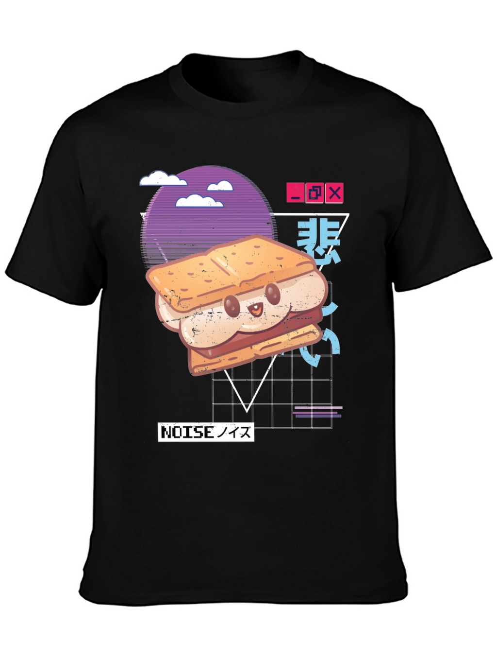 Smores Kawaii Graphic Tee - Anime Style