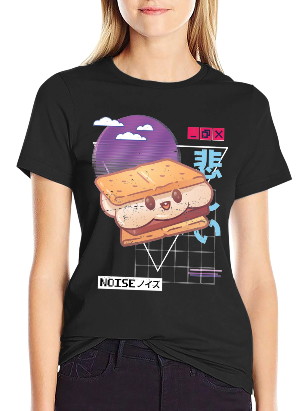 Smores Kawaii Graphic Tee - Anime Style