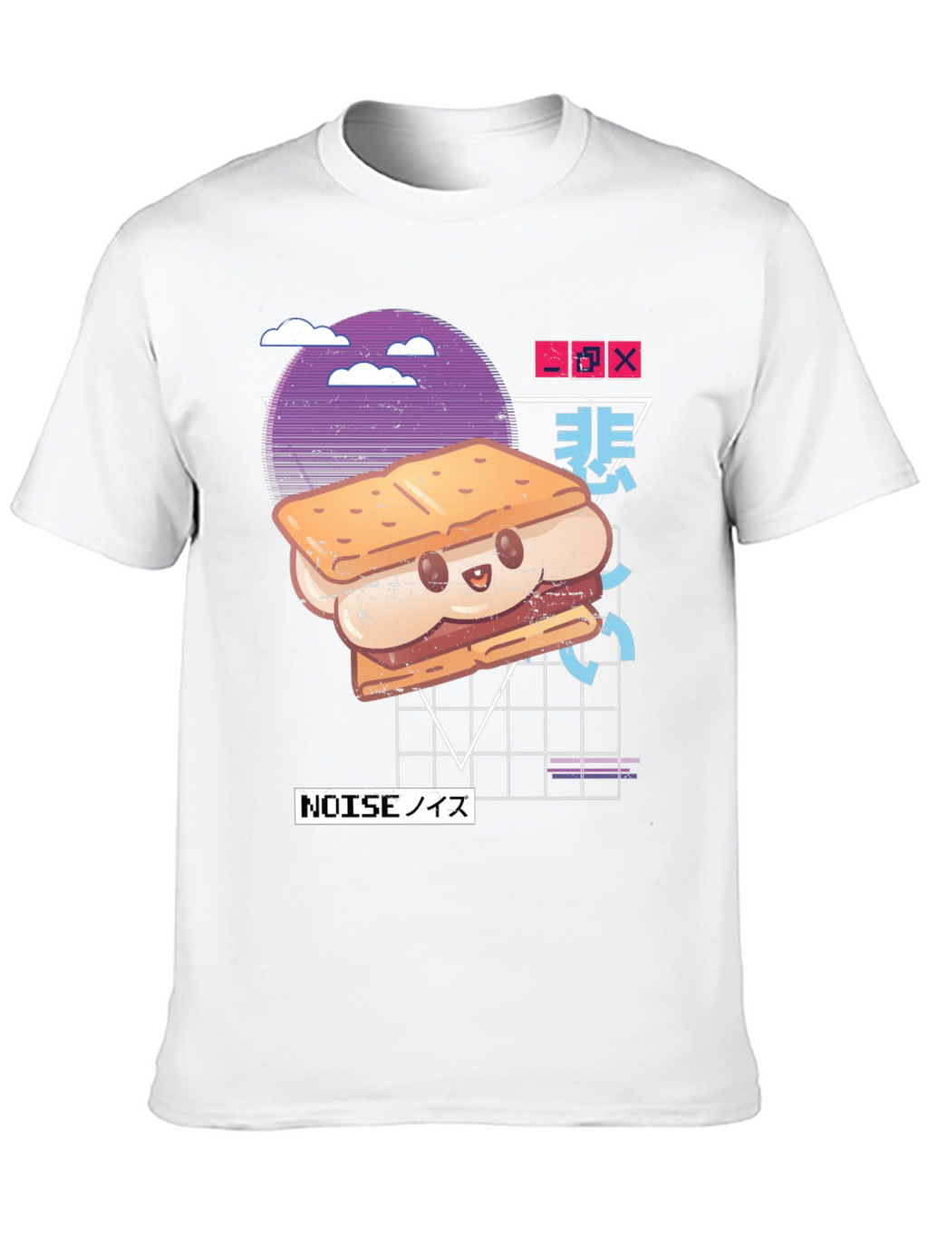 Smores Kawaii Graphic Tee - Anime Style