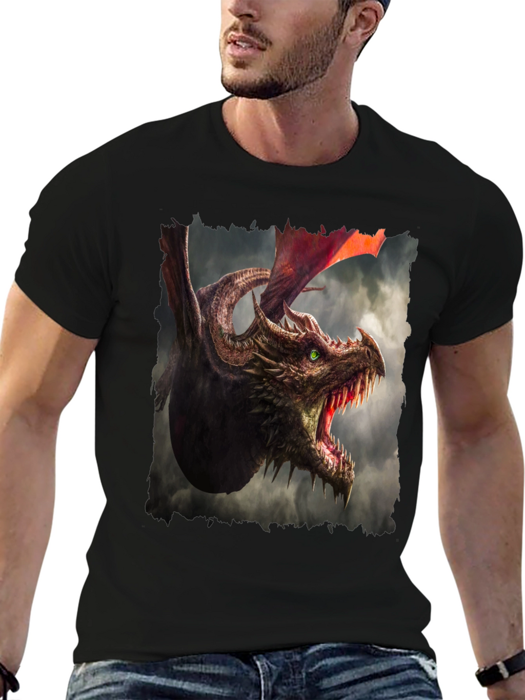 Dragon Graphic Tee - Fantasy T-Shirt