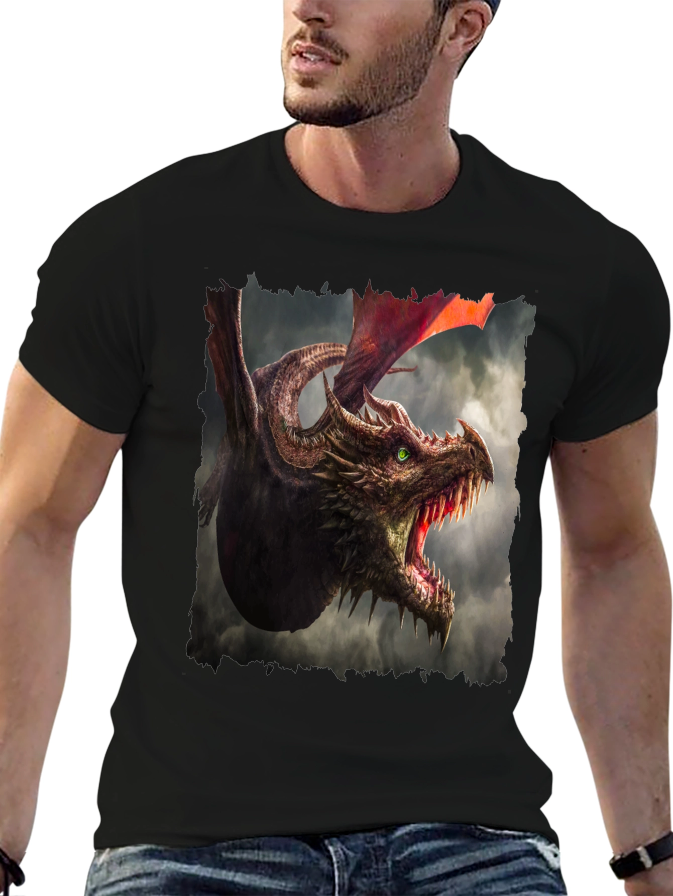 Dragon Graphic Tee - Fantasy T-Shirt