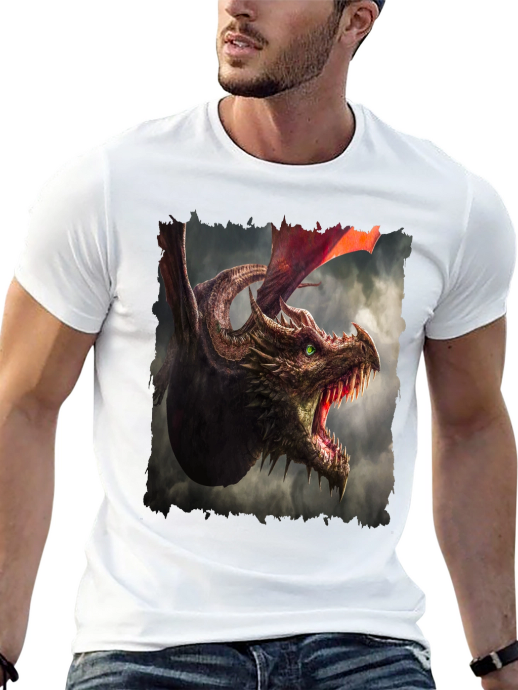 Dragon Graphic Tee - Fantasy T-Shirt