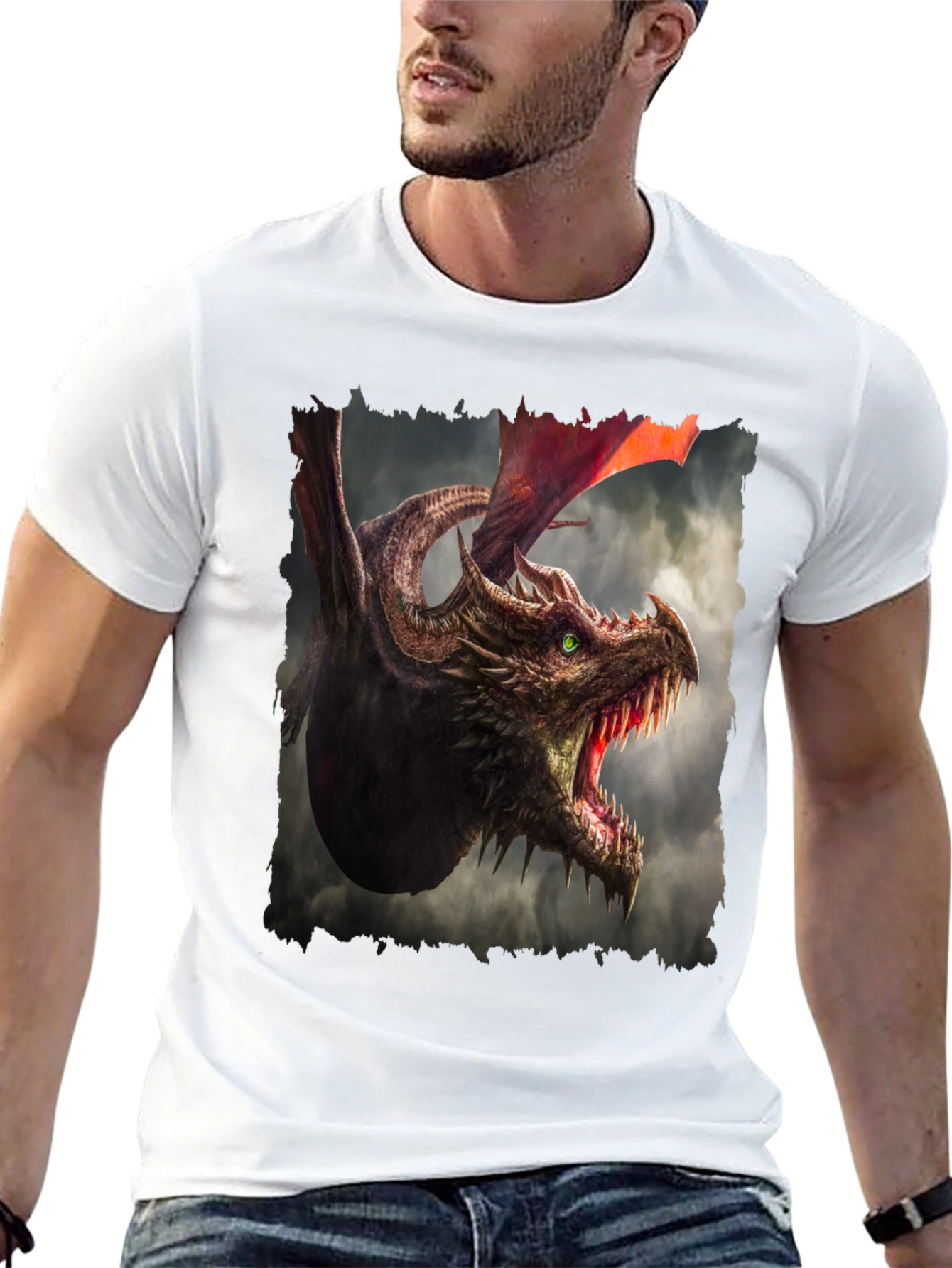 Dragon Graphic Tee - Fantasy T-Shirt