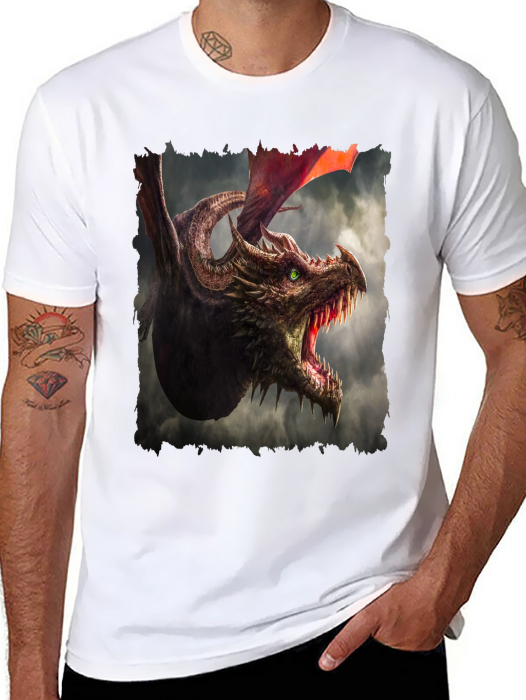 Dragon Graphic Tee - Fantasy T-Shirt
