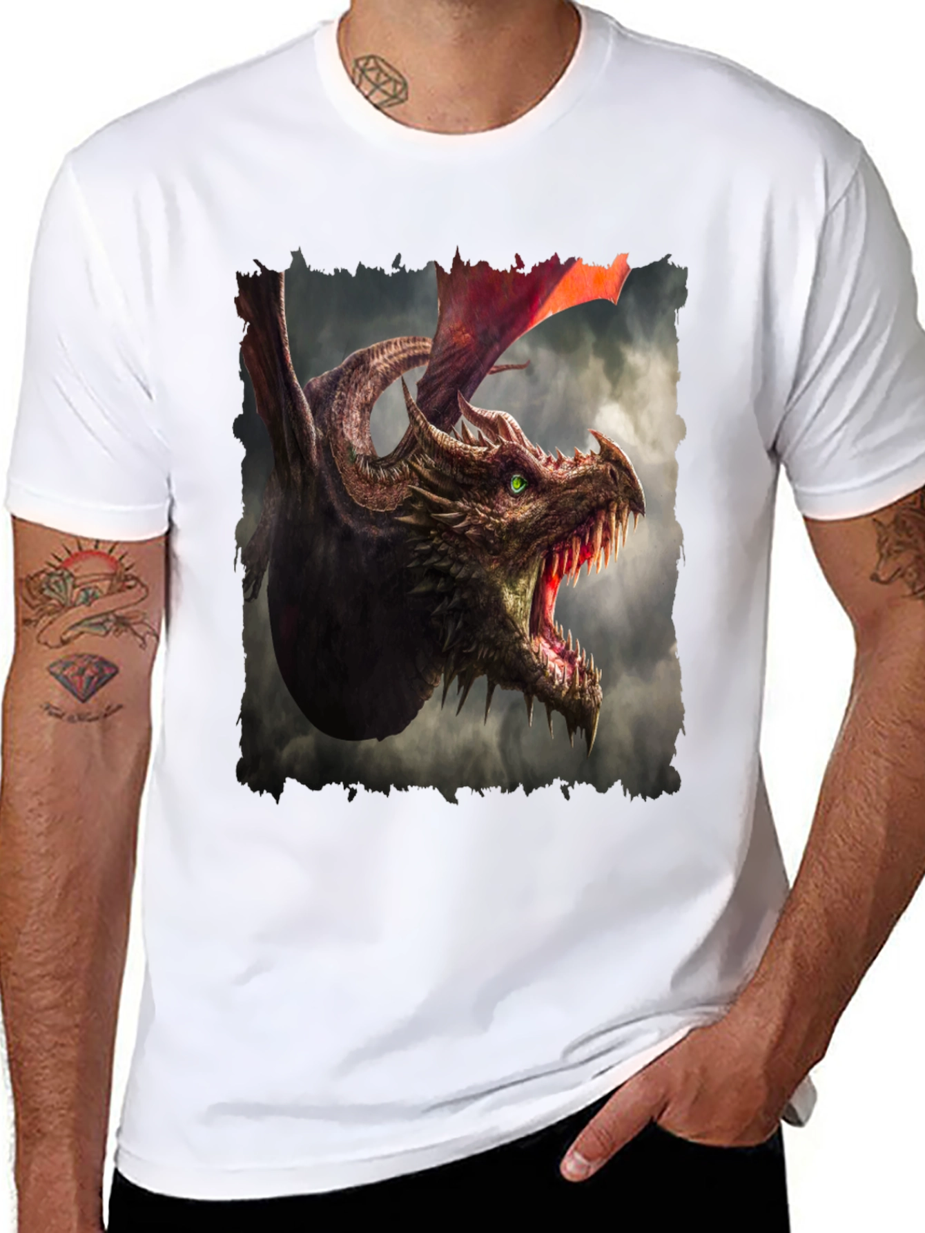 Dragon Graphic Tee - Fantasy T-Shirt
