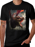 Dragon Graphic Tee - Fantasy T-Shirt