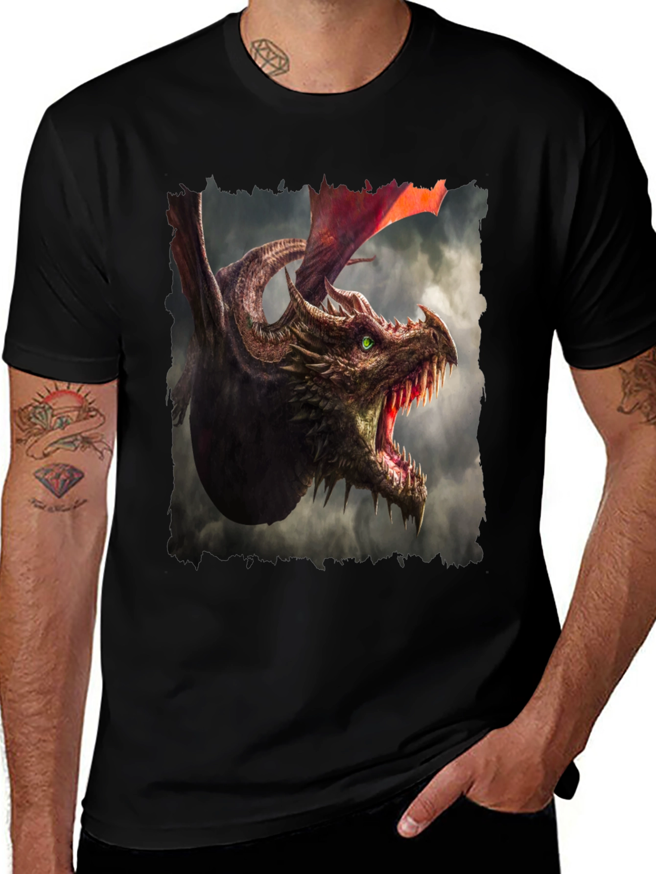 Dragon Graphic Tee - Fantasy T-Shirt