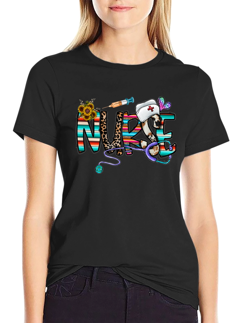 Nurse Graphic T-Shirt - Novelty Healthcare Apparel