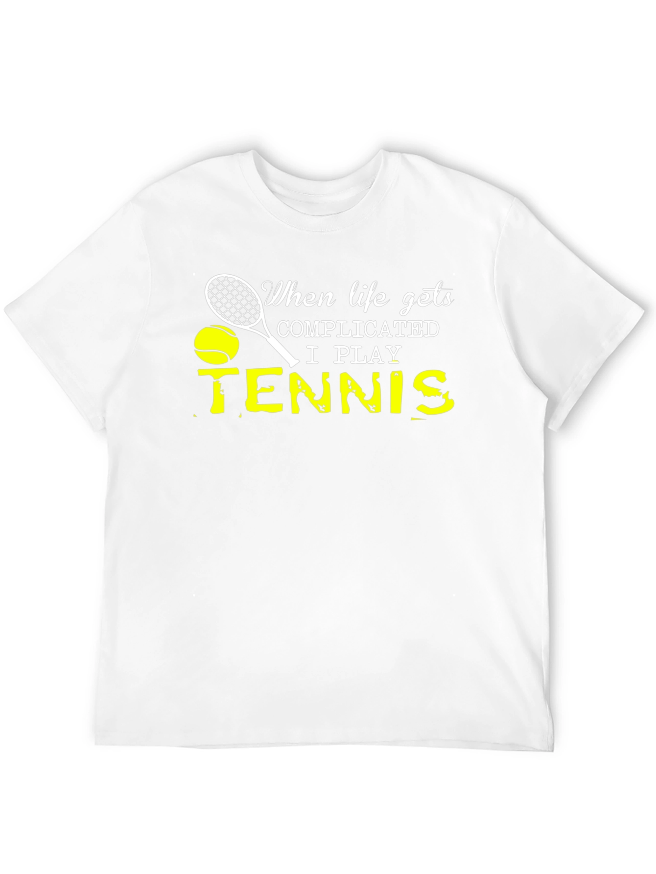 Complicated Life Tennis T-Shirt