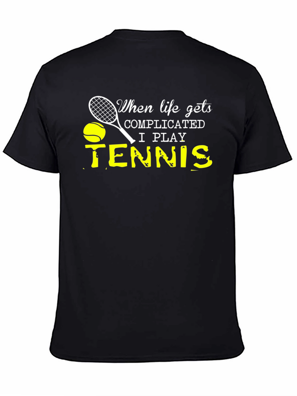 Complicated Life Tennis T-Shirt