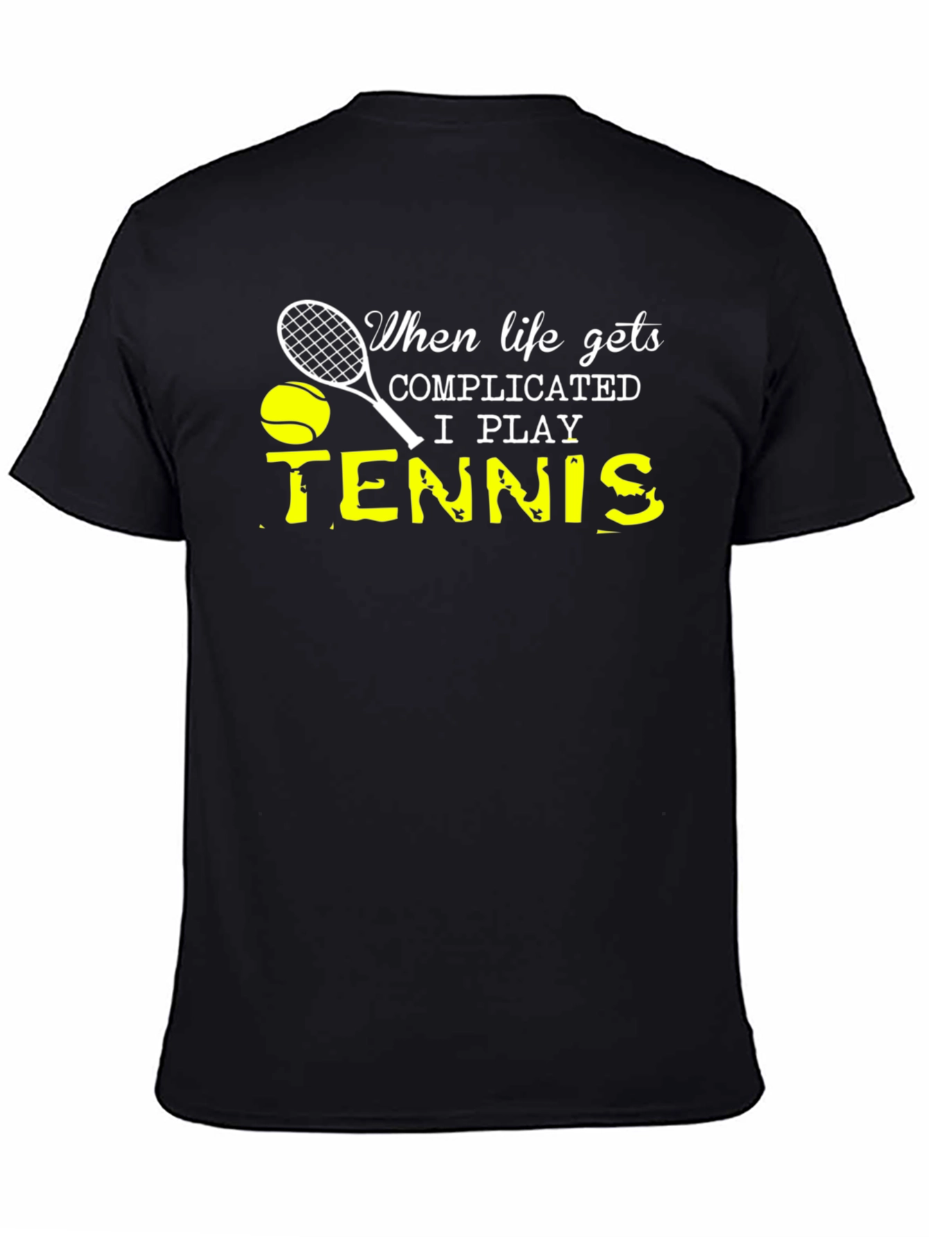 Complicated Life Tennis T-Shirt