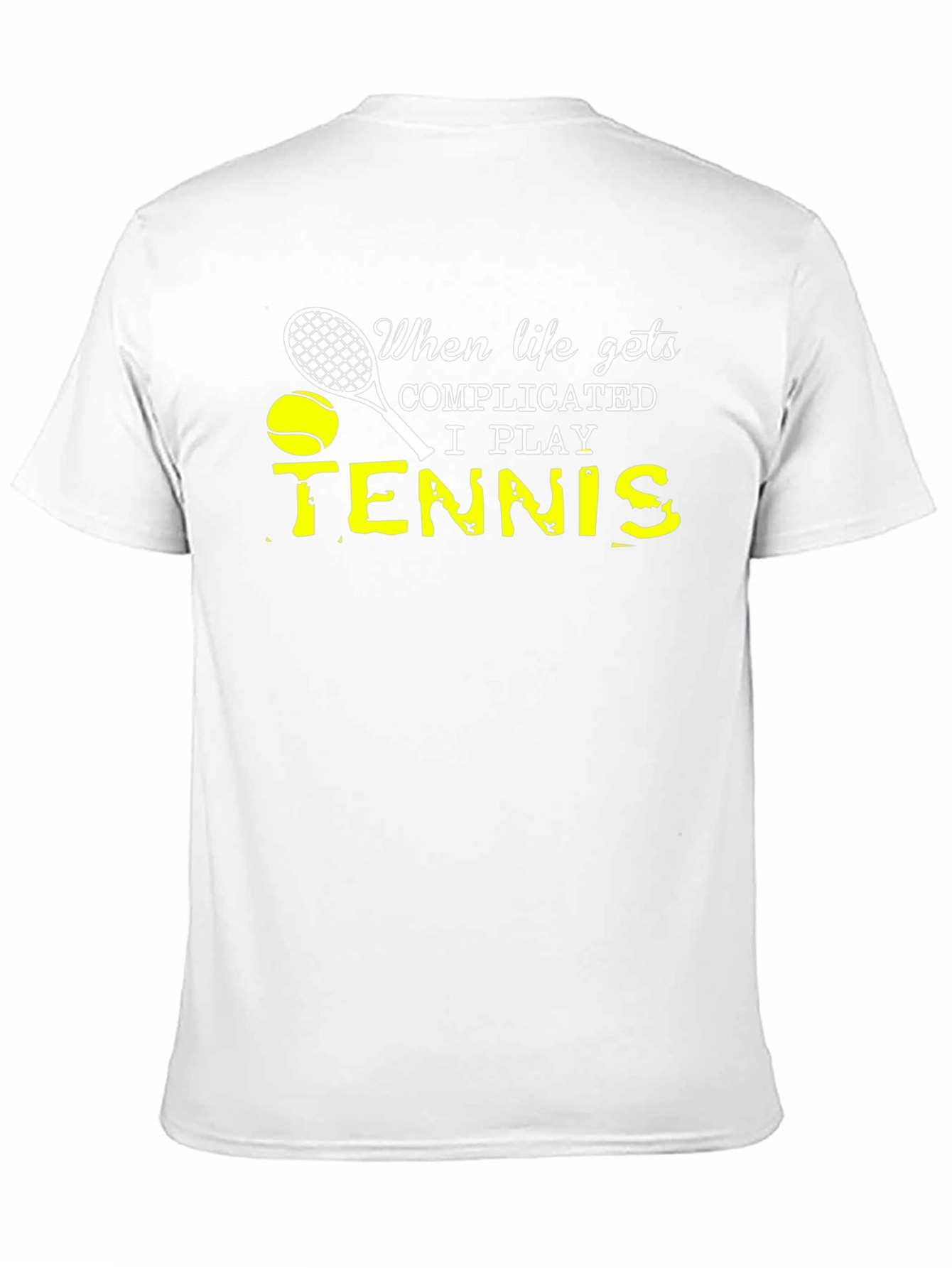 Complicated Life Tennis T-Shirt