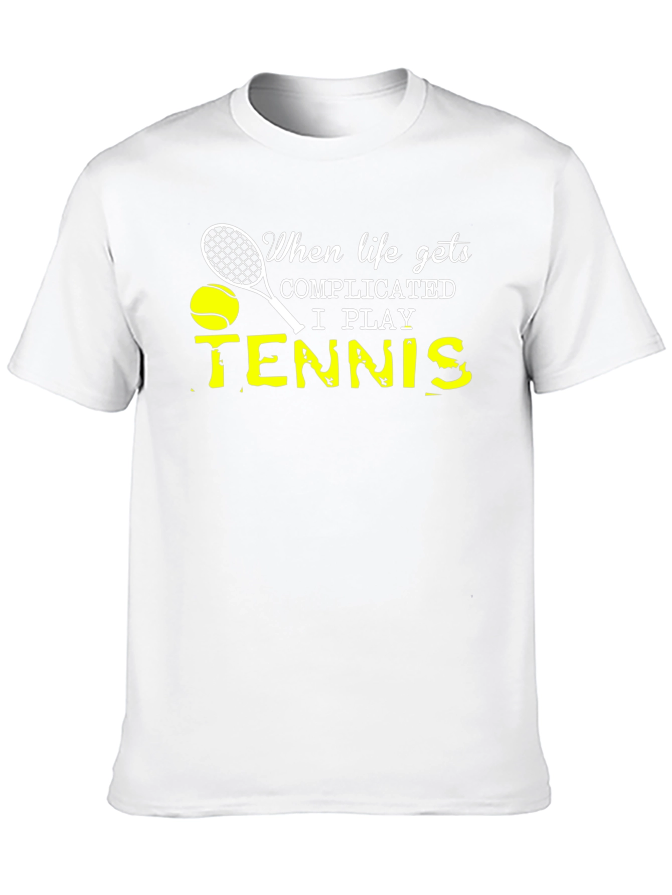Complicated Life Tennis T-Shirt