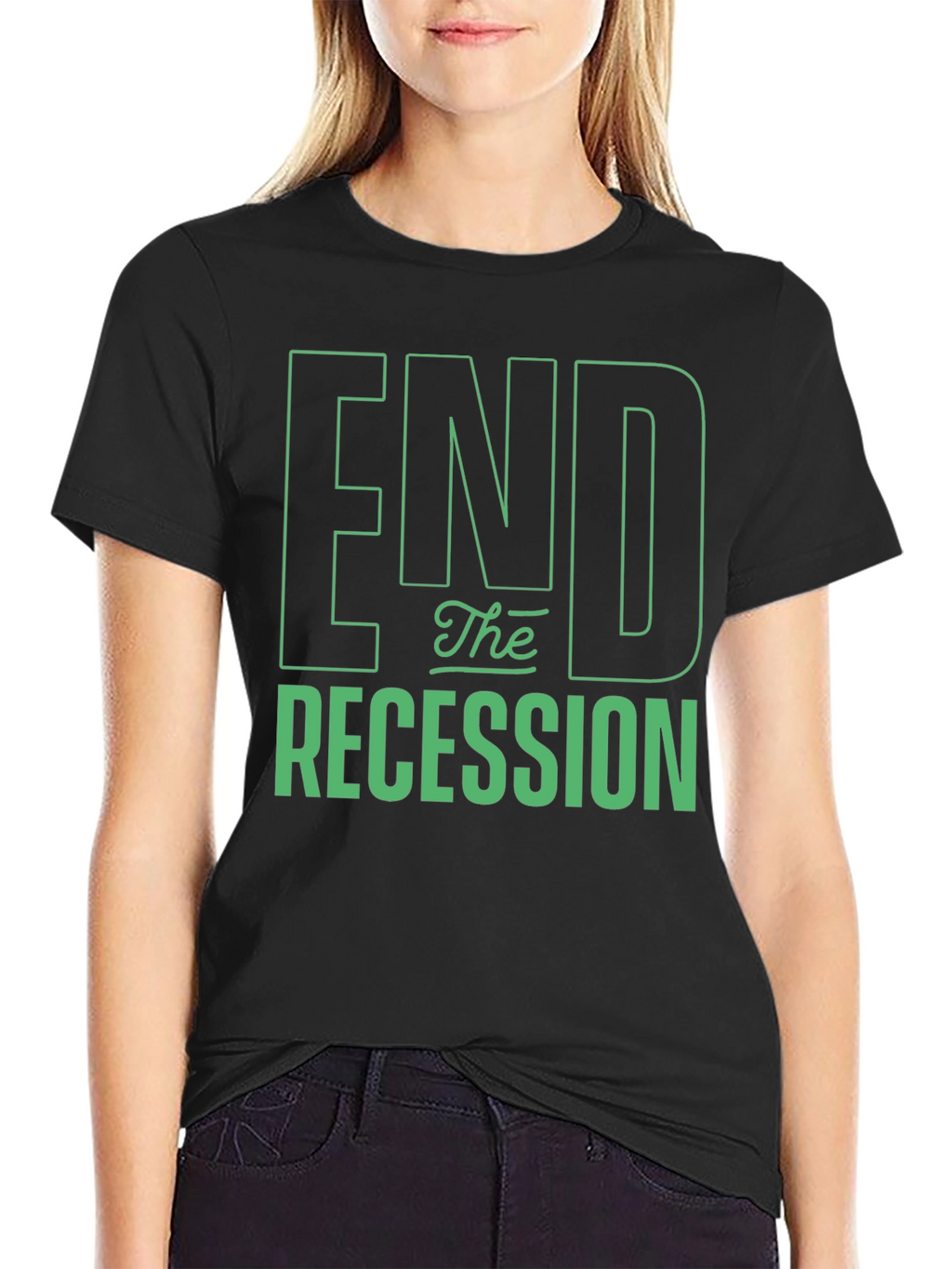 End the Recession Graphic T-Shirt