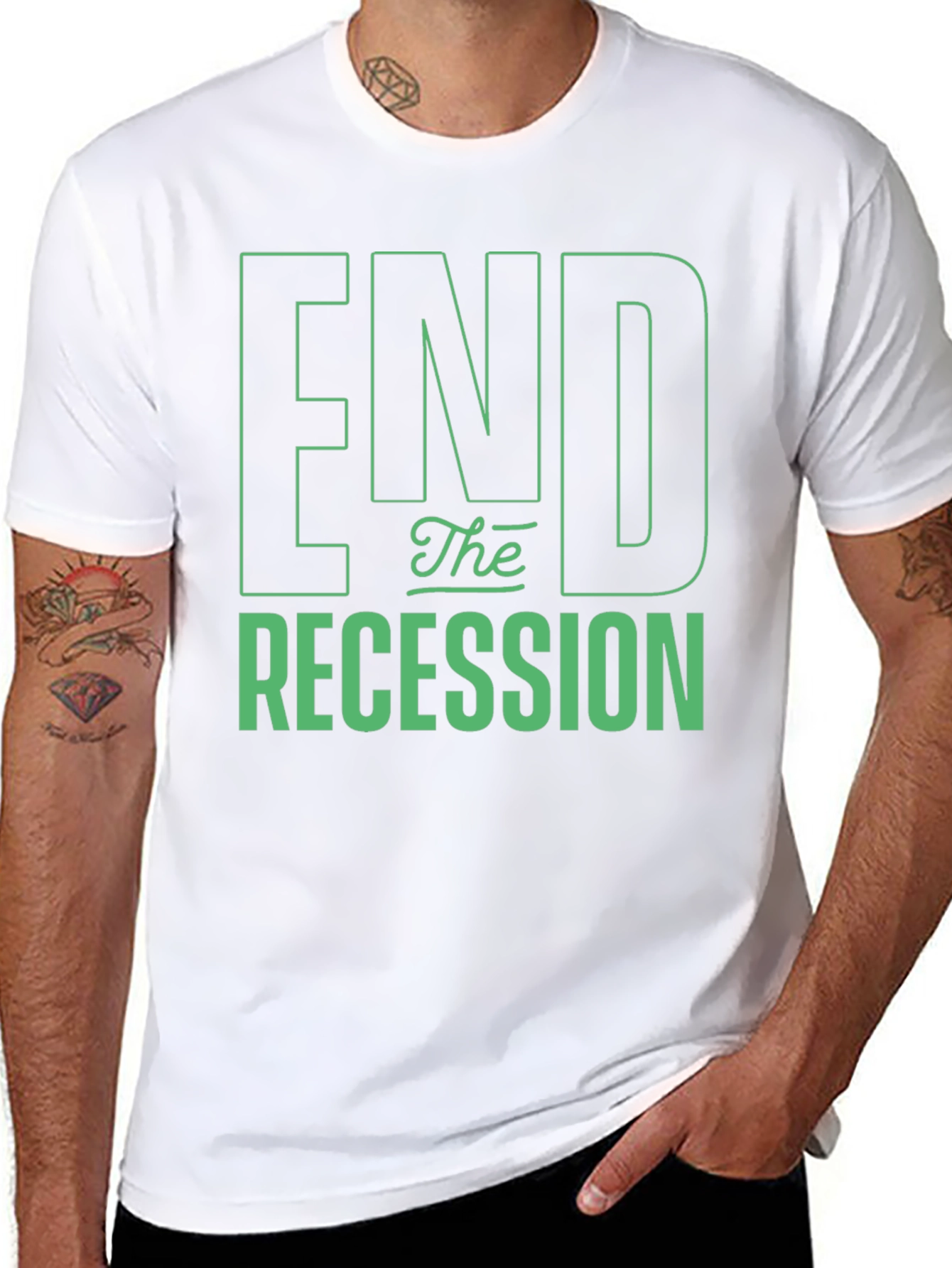 End the Recession Graphic T-Shirt