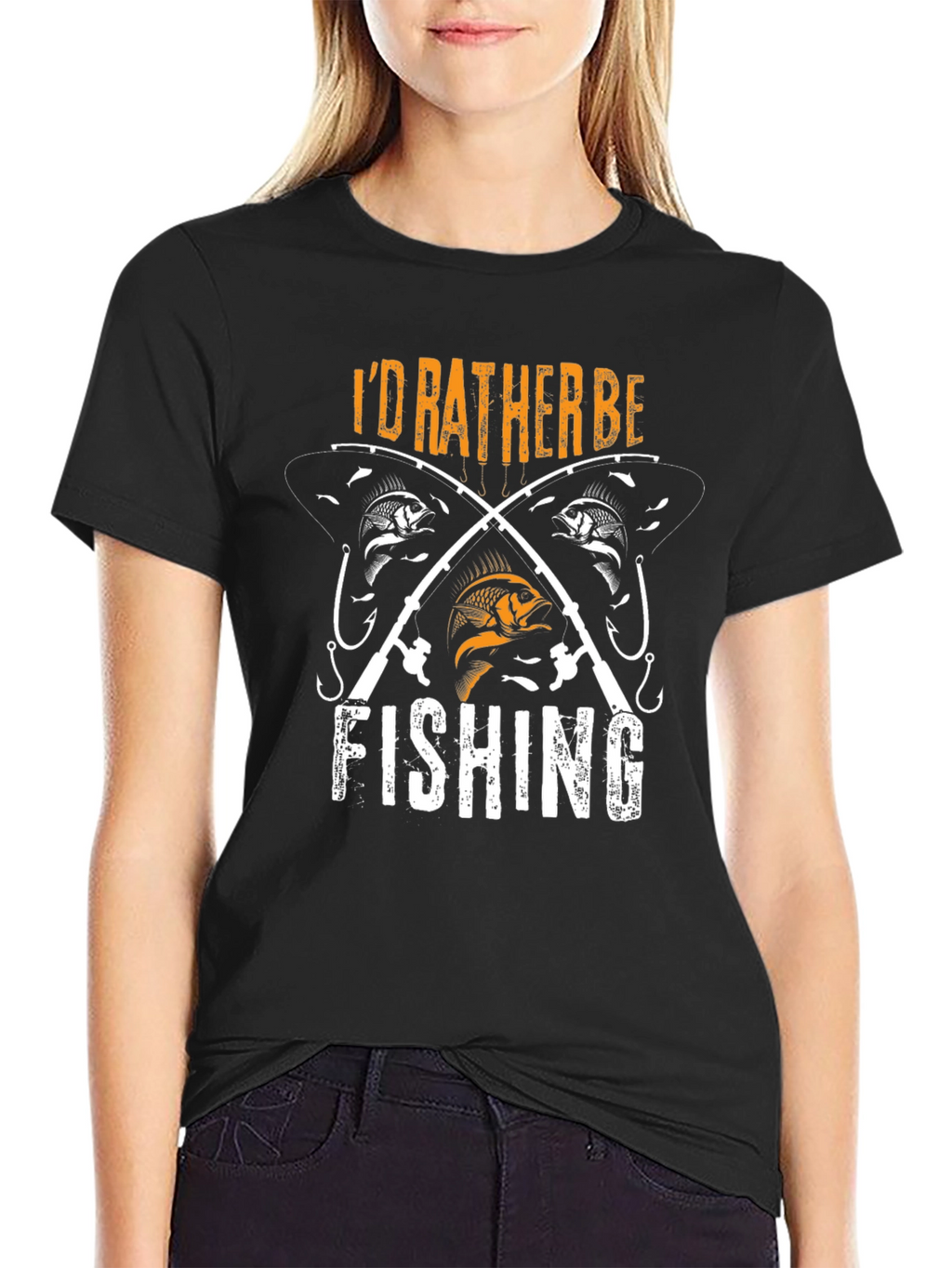 Id Rather Be Fishing Graphic T-Shirt