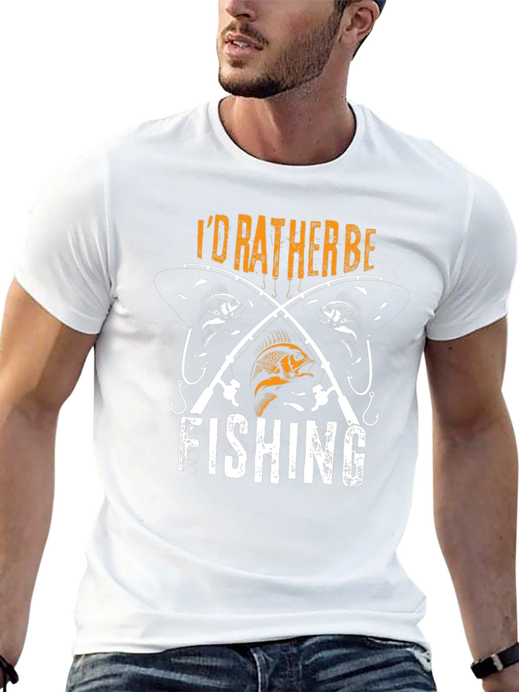 Id Rather Be Fishing Graphic T-Shirt
