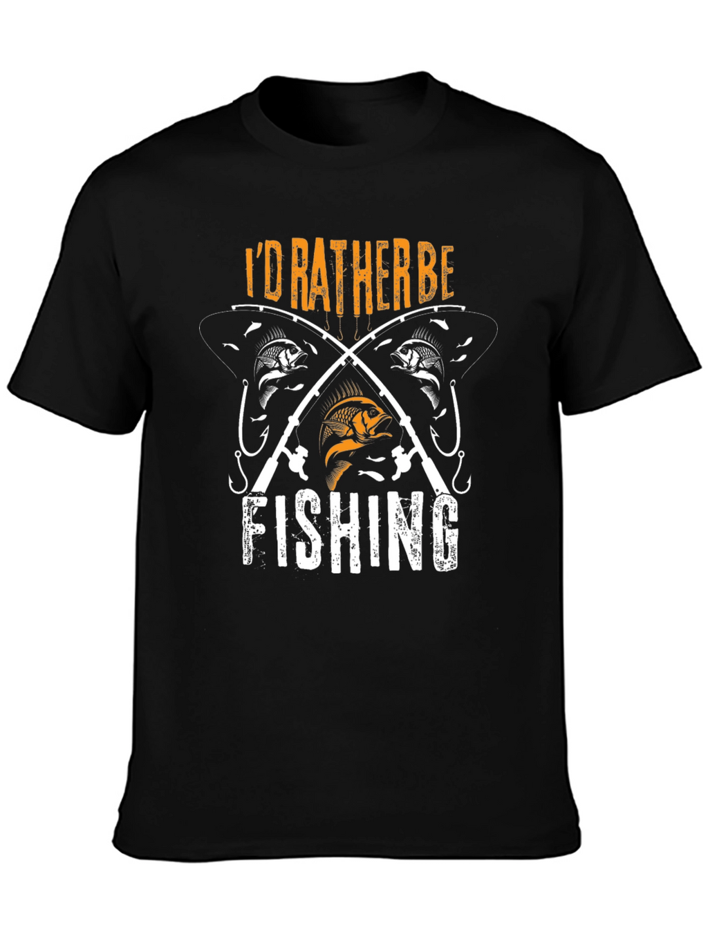 Id Rather Be Fishing Graphic T-Shirt