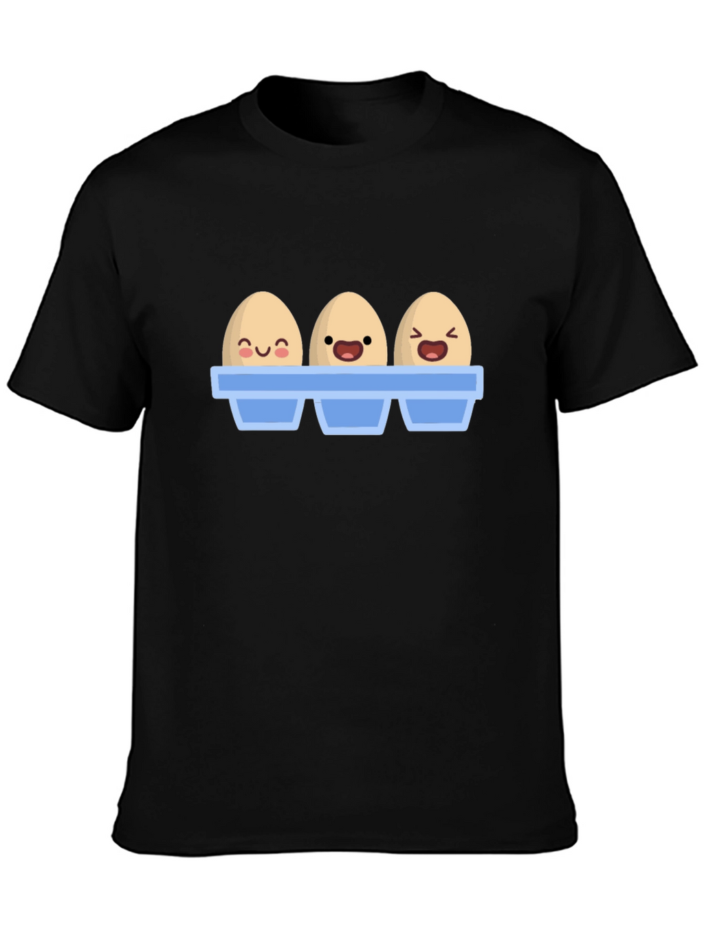 Funny Cartoon Eggs T-Shirt Novelty Graphic Tee
