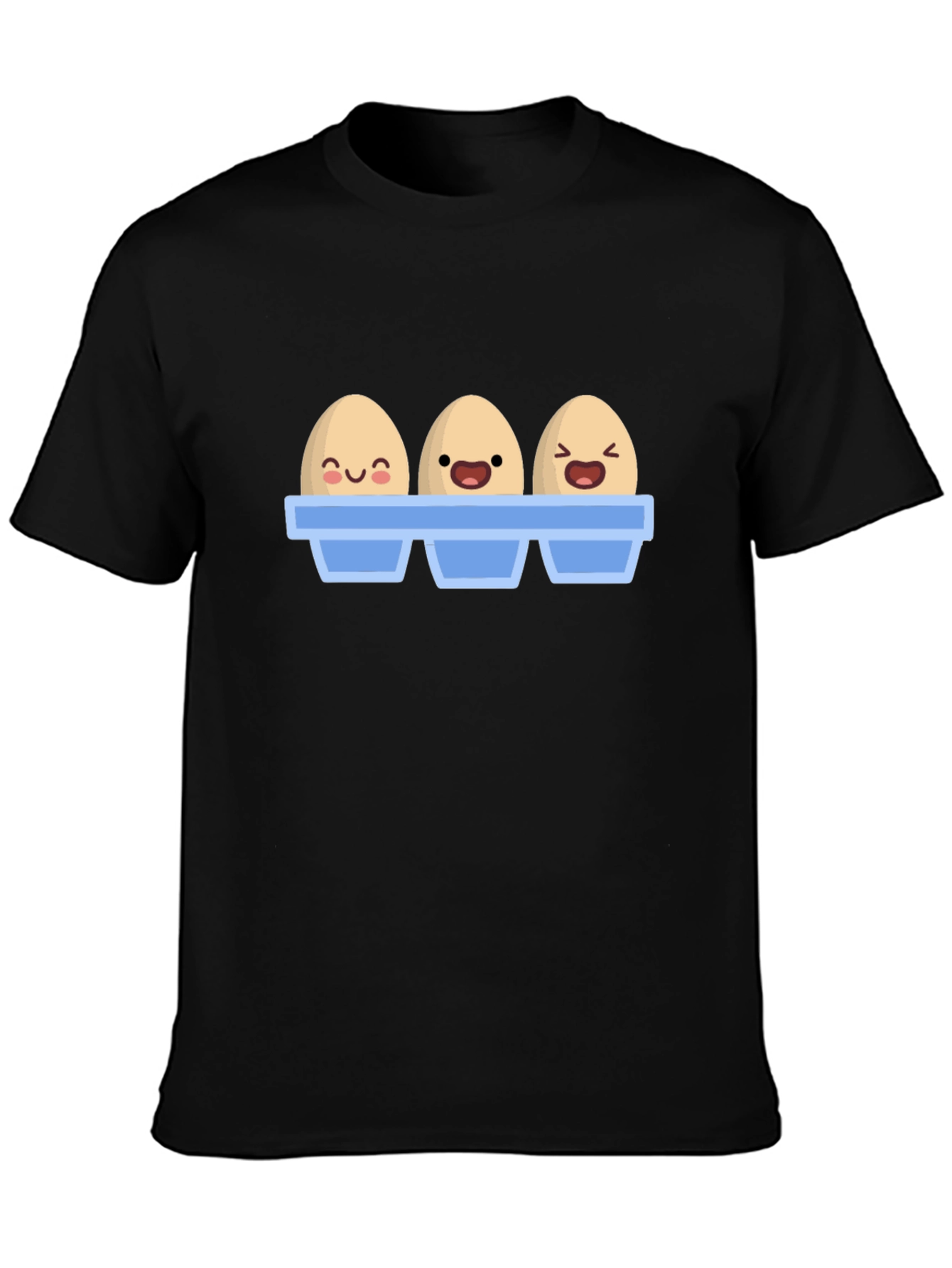 Funny Cartoon Eggs T-Shirt Novelty Graphic Tee
