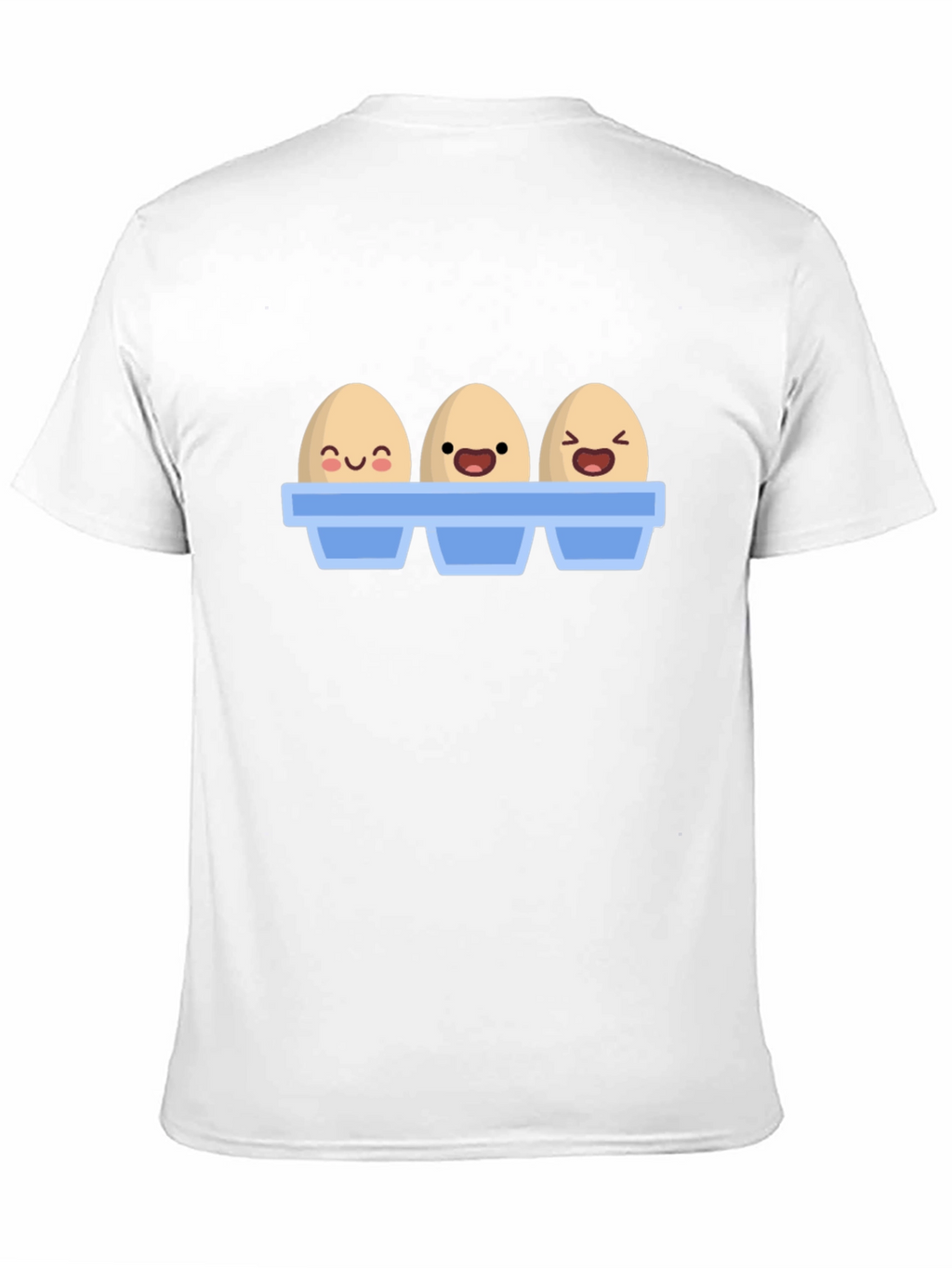 Funny Cartoon Eggs T-Shirt Novelty Graphic Tee