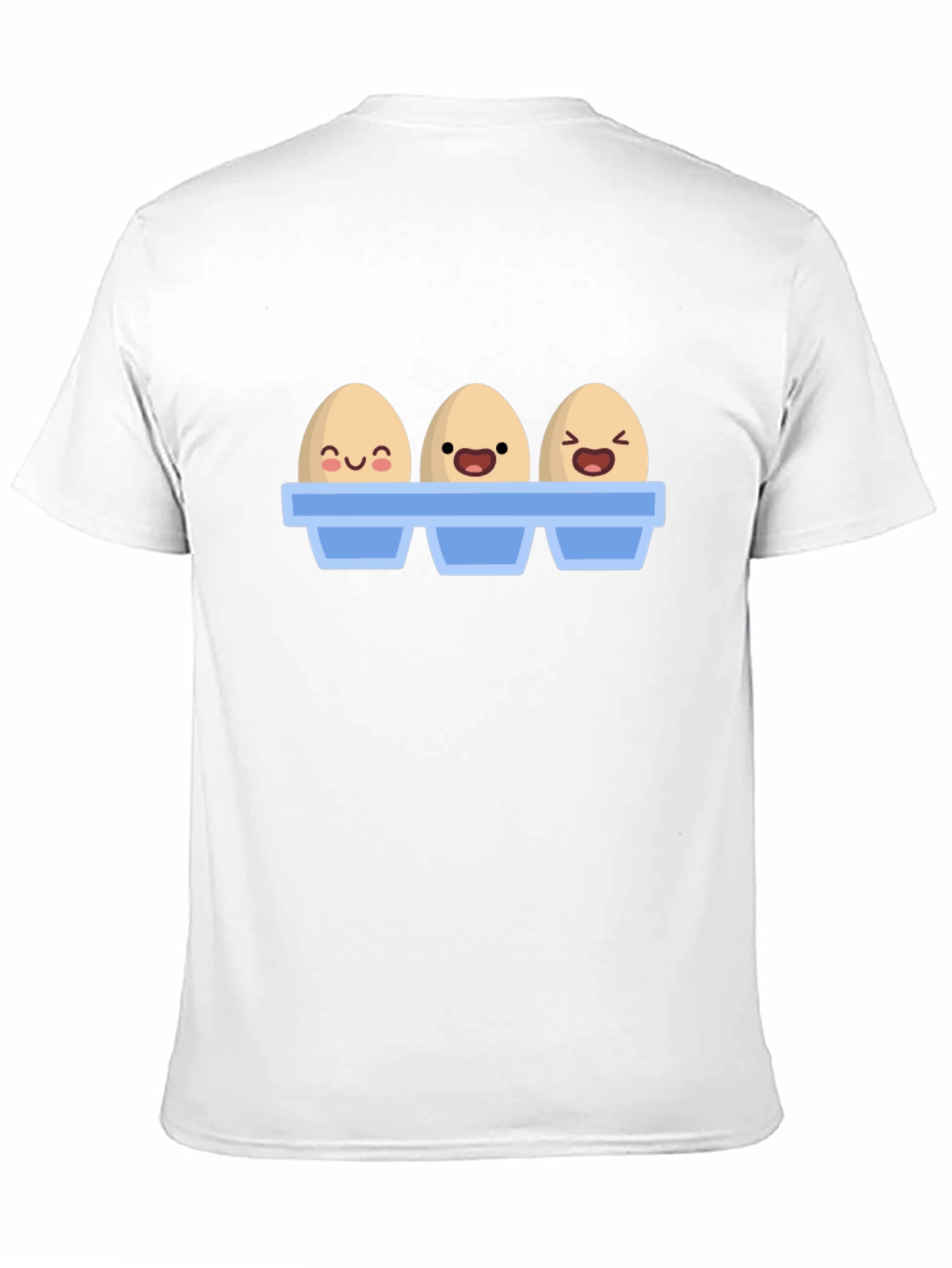 Funny Cartoon Eggs T-Shirt Novelty Graphic Tee