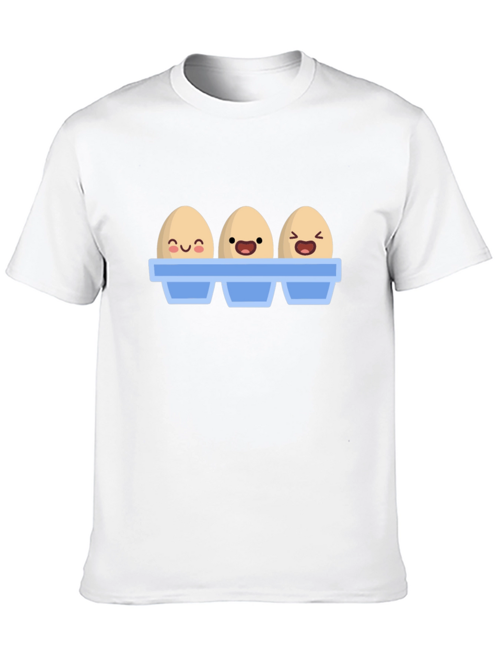 Funny Cartoon Eggs T-Shirt Novelty Graphic Tee