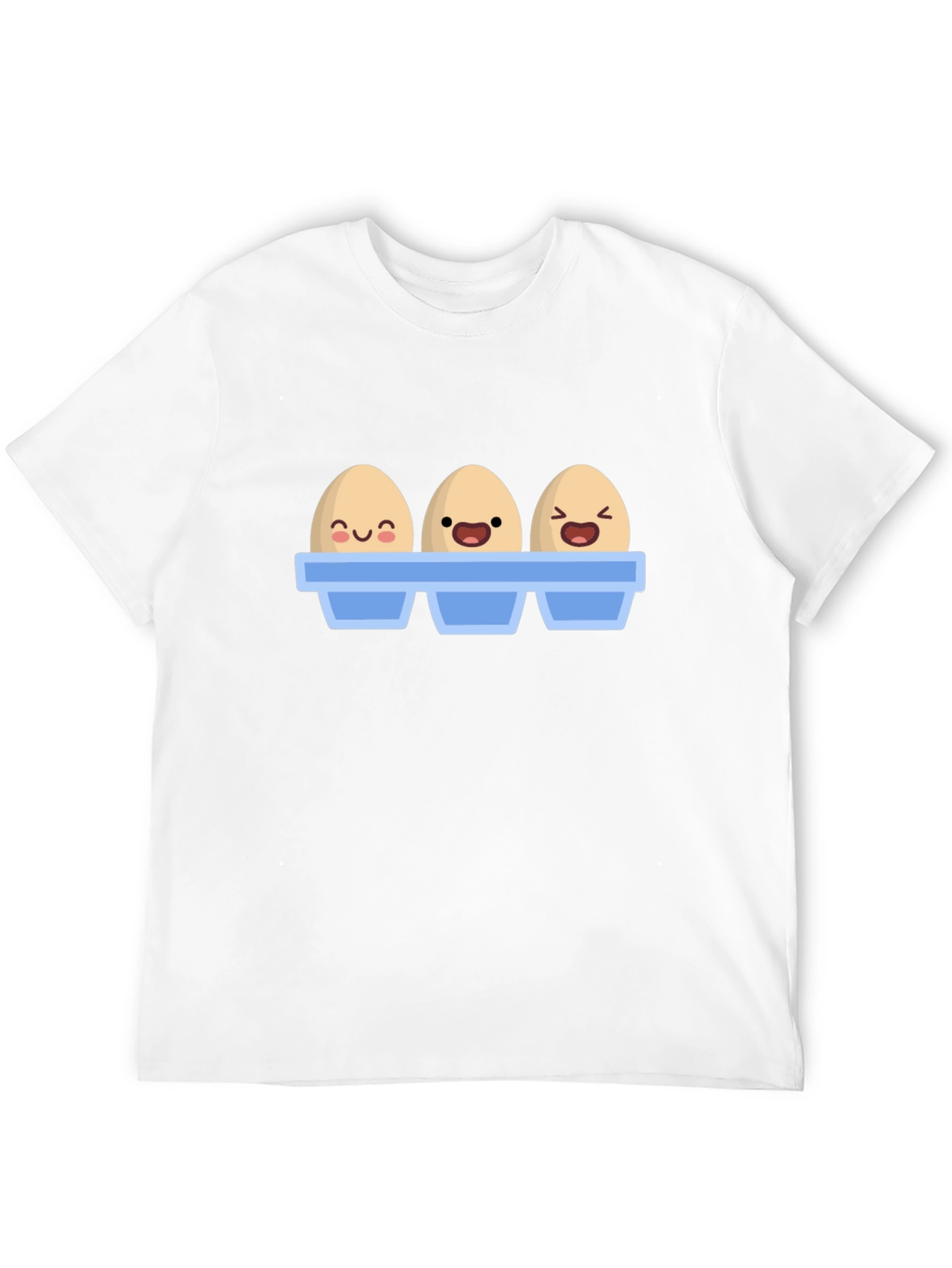 Funny Cartoon Eggs T-Shirt Novelty Graphic Tee