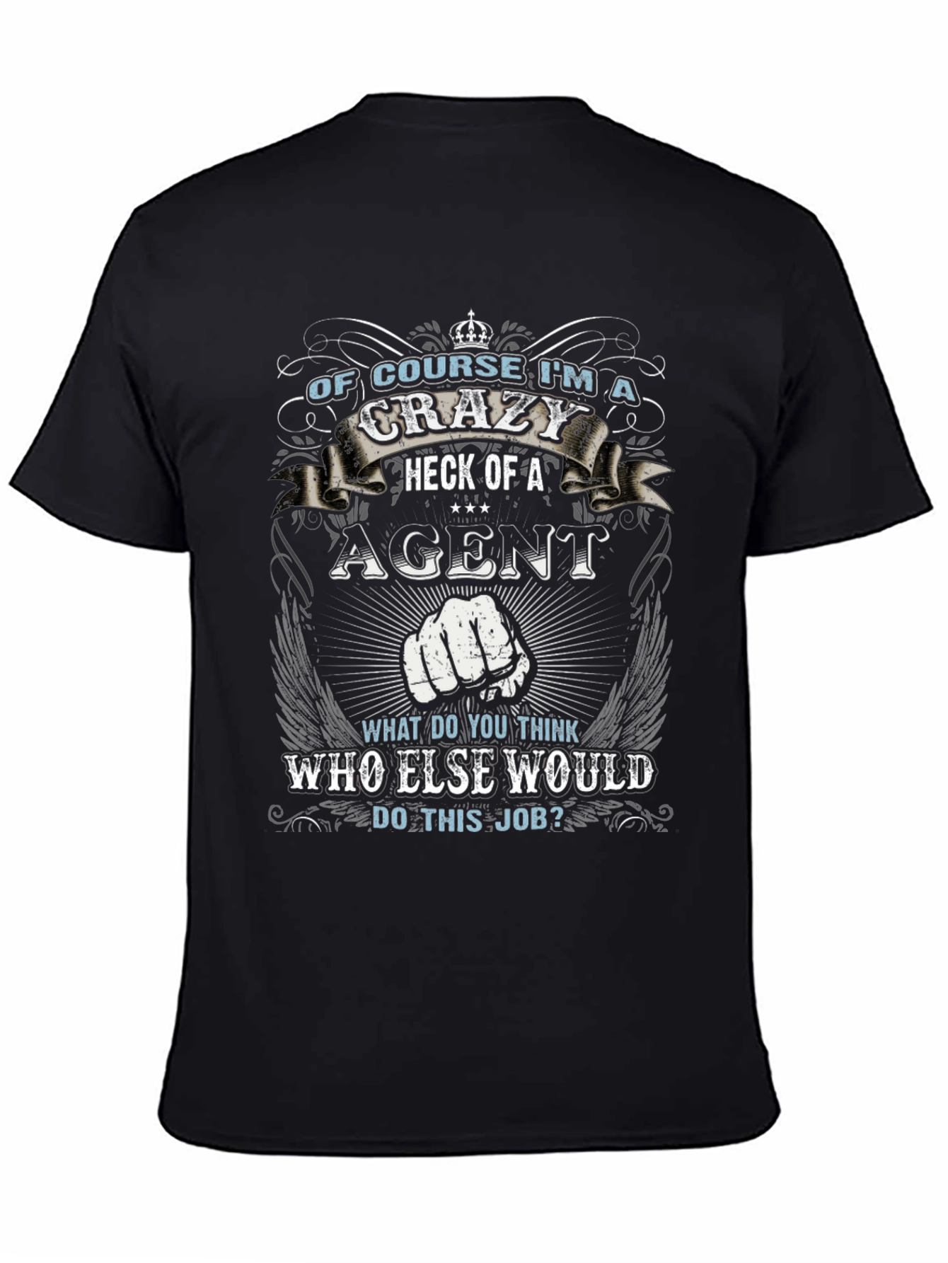Crazy Agent T-Shirt: Bold Statement Tee