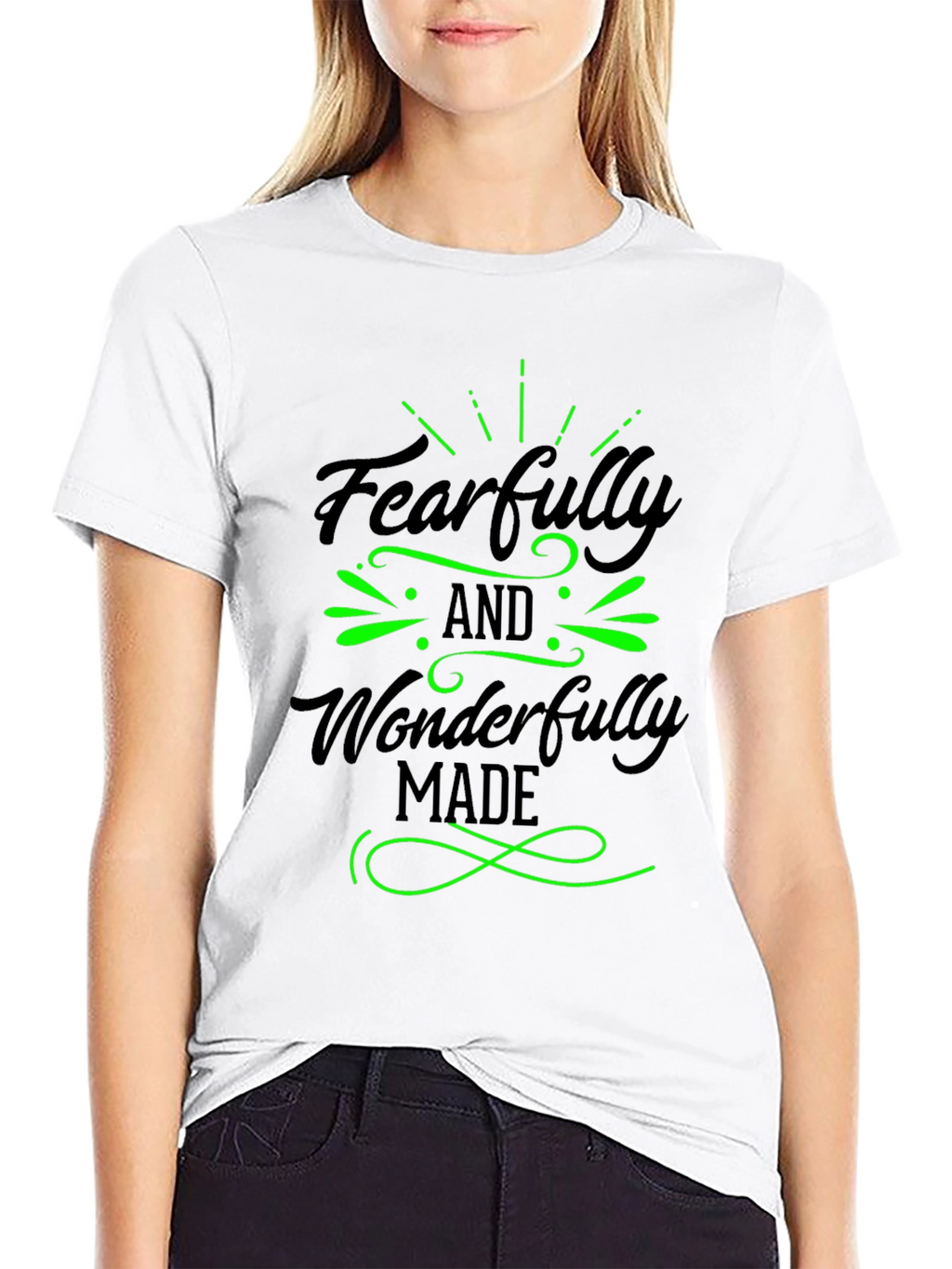 Fearfully & Wonderfully Made Black T-Shirt