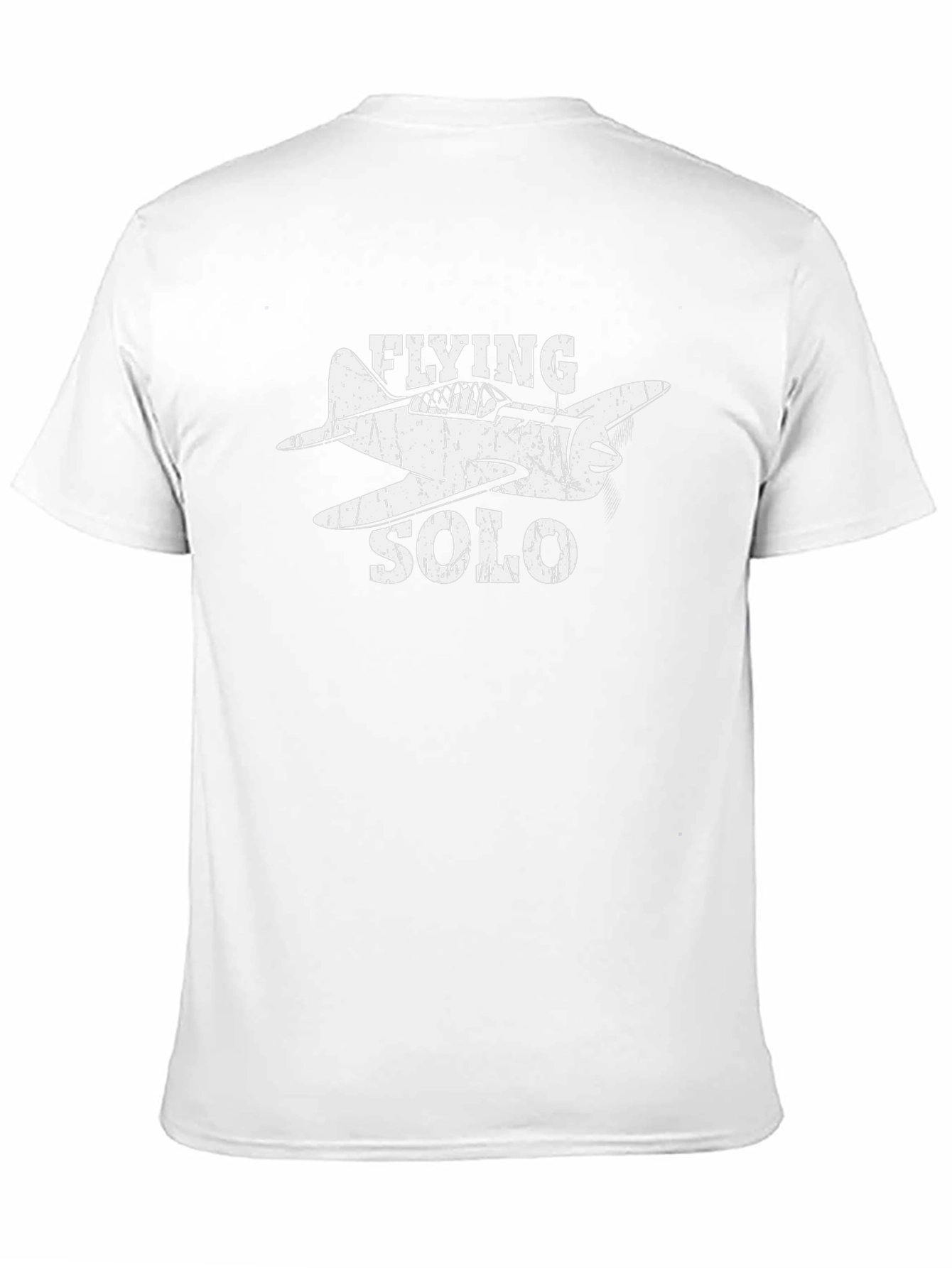 Flying Solo Airplane Graphic Tee - Pilot Aviation Shirt