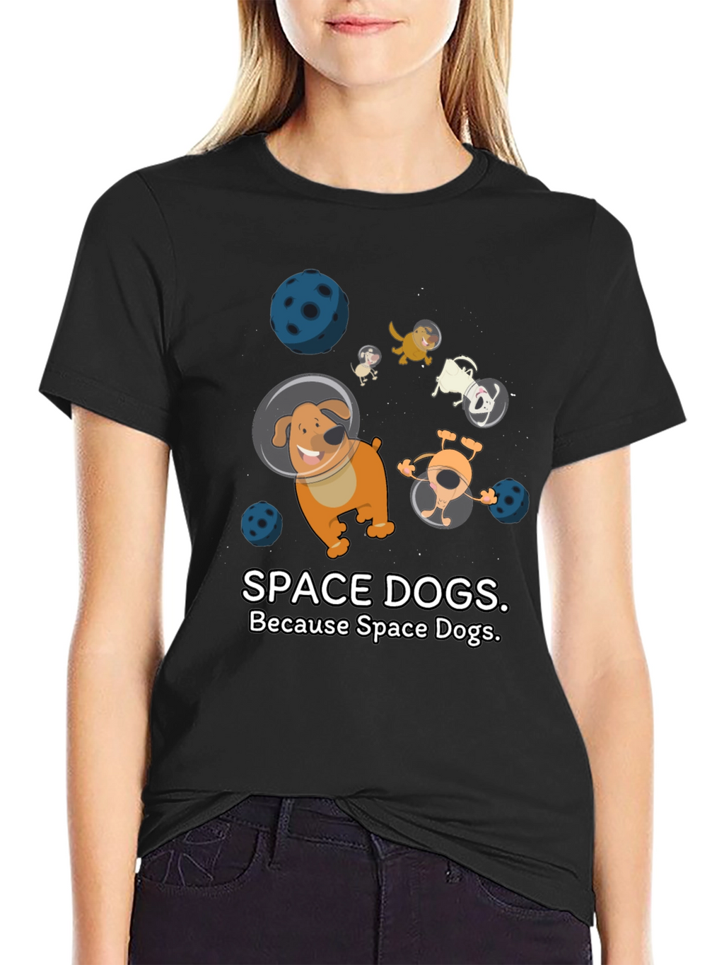 Space Dogs T-Shirt - Unique Graphic Tee