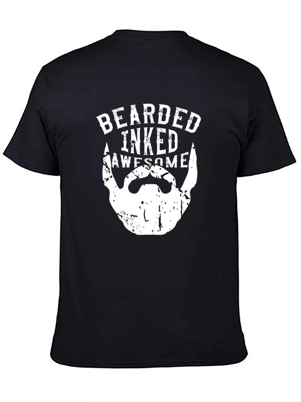 Bearded Inked Awesome T-Shirt - Black