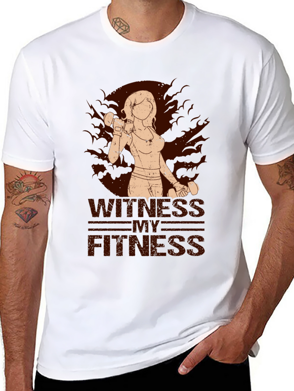 Witness My Fitness Graphic T-Shirt