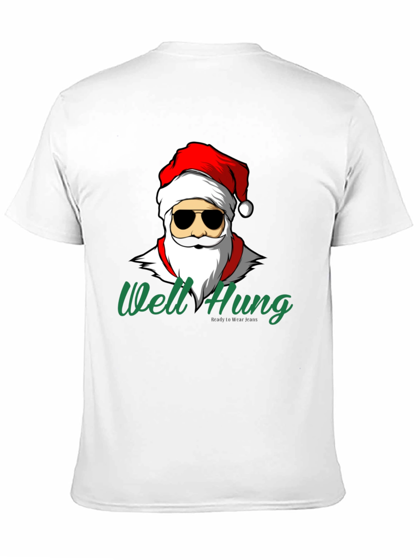 Well Hung Santa T-Shirt - Holiday Humor Apparel