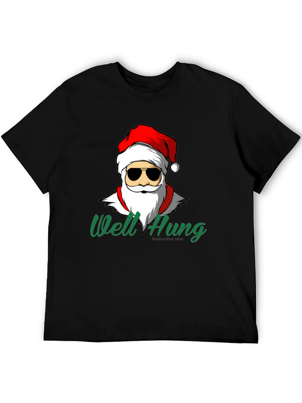 Well Hung Santa T-Shirt - Holiday Humor Apparel